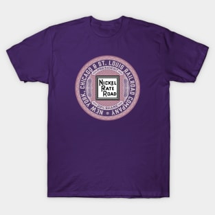 New York, Chicago and St Louis Railroad - Nickel Plate Road (18XX Style) T-Shirt